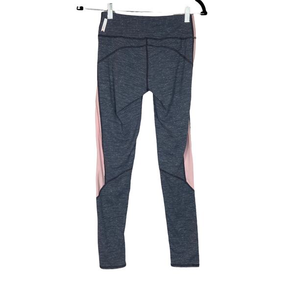 Zella Womens Gray and Pink Color Block Full Length Leggings Size XS - Picture 2 of 10